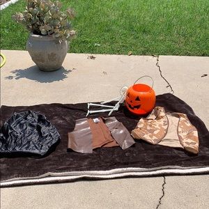 Children’s vests, and black cape